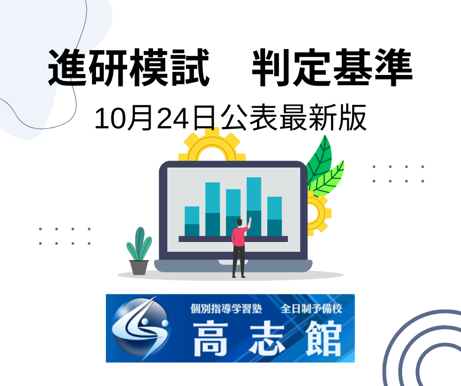 【進研模試合格可能性判定基準|最新版】